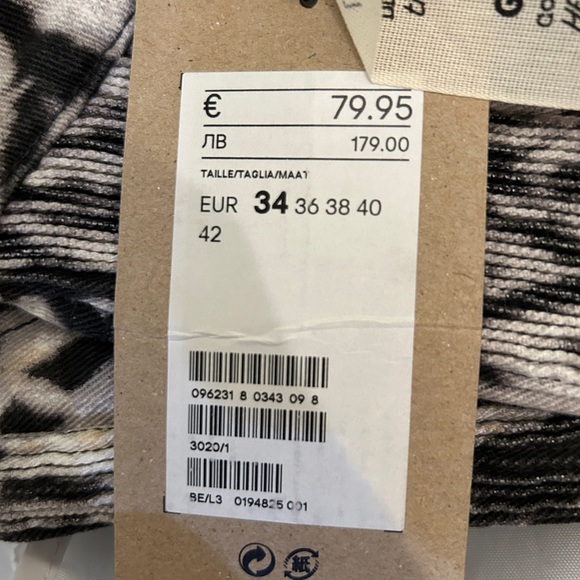 Isabel Marant x H&M Printed Jeans Brand New - Picture 5 of 11